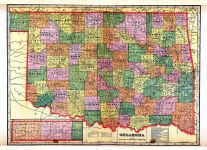Oklahoma State Map, Kiowa County 1913
